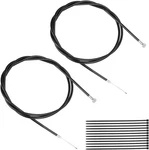Fvrito 2-pack 60'' Universal Throttle Cable With 1/4'' Barrel End Black. Fixed Price $17.58.