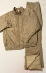 Vintage Duckster Gore-tex Rain Suit Mens Xl Tan Waterproof Golf Jacket Pants Usa. Fixed Price $79.20.