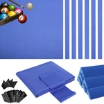 Podoy 8ft Pool Table Blue Felt & K66 Bumper Kit - 6pc Rubber Cushion Replacement. Fixed Price $97.45.