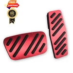 Lexley 2pcs Anti-slip Aluminum Brake Gas Pedal Pads,auto No Drilling Red. Fixed Price $44.99.