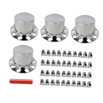 Waltyotur Chrome Plastic Rear Wheel Axle Hub Cover Kit 33mm Screw-on Lug Nut. Fixed Price $135.09.