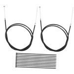 2-sets 60'' Universal Throttle Cable With 1/4'' Barrel End Repalcement For. Fixed Price $18.50.