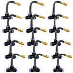 Zonon Brass Misting Nozzles Tee 360 Rotatable Water Sprayer 15 Pack 4". Fixed Price $32.18.