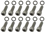 Sbc Stainless Steel Exhaust Header Bolt Kit 1 3/8-16 Bolts Compatible Wit. Fixed Price $30.71.
