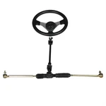 Tinvhy 300mm Steering Wheel Steel Kit 320mm Gear Rack Pinion Adjustable Shaft.... Fixed Price $84.90.