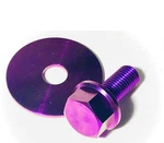 Titanium Predator 212 Go Kart Clutch Bolt & Washer (purple) 1/2-13 Unc, Purple. Fixed Price $16.95.