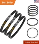 Replace Your Go Kart Belts: 3-pack Of Fiber Rubber For Comet Torque Converters. Fixed Price $35.99.