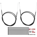 2-sets 60'' Universal Throttle Cable With 1/4'' Barrel End Repalcement For. Fixed Price $15.75.