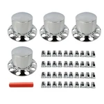 Waltyotur Chrome Plastic Rear Wheel Axle Hub Cover Kit 33mm Screw-on Lug Nut. Fixed Price $135.09.