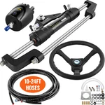 Vevor Hydraulic Outboard Boat Steering Kit 10-24''hoses 300hp Helm Pump Cylinder. Fixed Price $599.90.