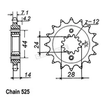 Jt Sprockets 17 Tooth Sprocket - Jtf1372.17. Fixed Price $16.88.