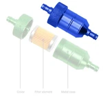 Billet Aluminum In Line Fuel Filter 1/4" For Go Karts Atv Dune Buggy Motorcycle. Fixed Price $19.99.