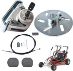 Mechanical Brake Caliper And Bracket 56" Cable Kit For Manco Silver. Fixed Price $64.17.