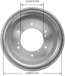 Brake Drum-rwd Bendix Pdr0711 Fits 89-92 Toyota Pickup. Fixed Price $77.57.