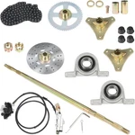 Wflnhb 29" Go Kart Diy Rear Live Axle Kit. Fixed Price $84.90.