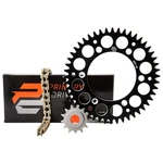 Primary Drive Chain And Sprocket Kit Aluminum Rear/gold X-ring Black Rear. Fixed Price $122.55.
