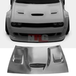 For 2008-2023 Dodge Challenger Hellcat Style Aluminum Hood With Vented Bezels. Fixed Price $729.00.