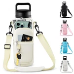 Rregeny Water Bottle Holder Strap For Hydroflask 32oz 40oz Cream Polyester. Fixed Price $13.13.
