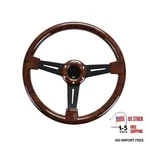 14" Classic Wood Grain Steering Wheel Riveted Light Grip, 14in-black. Fixed Price $94.64.