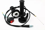 Twist Throttle Accelerator Handle Grips (22mm),throttle Clamp Flameout Sw. Fixed Price $18.42.