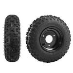 2pcs New 6" Go Kart Tires 4.10-6 Tire 3 Lug Rim Wheel Rear Set Atv Quad Trik. Fixed Price $75.99.