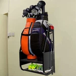 Walmann Wall Mount Golf Bag Organizer For Garage, Extra Large 2 Stan.... Fixed Price $150.12.