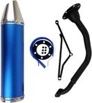 High Performance Exhaust System For 125cc 150cc Gy6 Scooter Moped Taotao Kymco V. Fixed Price $76.97.