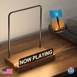 Korrtfid Now Playing Vinyl Record Stand , Light Up Album Display Holder. Fixed Price $54.70.