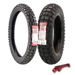 Kenda Big Block 110/80b19 Front & 140/90-16 Rear Tubeless Tire Set With Keychain. Fixed Price $213.52.