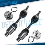 4wd Front Cv Axle Shafts Assembly Wheel Bearings And Hubs For 2012-2018 Ram 1500. Fixed Price $318.59.