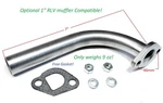 New Exhaust Pipe Fits Predator 212cc, Honda Gx160 Gx200, Go Kart And Mini Bikes. Fixed Price $24.99.