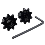 Saelno 2pcs #25 Roller Chain Sprocket Type B 6.35mm Bore 9 Tooth, Hardened An.... Fixed Price $12.24.