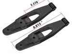 Kenworth Peterbilt Hood Latch Base L56-0001 -pair Ships Asap. Fixed Price $21.99.
