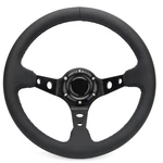 Universal 6 Bolts Racing Steering Wheel 320mm 12.5" Black Genuine Leather Gri.... Fixed Price $79.61.