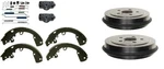 Brake Shoe Drums Wheel Cylinder & Spring Kit Ford Transit Connect Rear 2010-2013. Fixed Price $182.95.