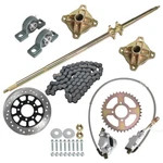 44" Go Kart Live Axle Kit Sprocket+brake Disc+chain+brake Assembly+wheel Hubs. Fixed Price $142.23.