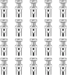 Giantree 20 Pcs Universal 1/8" Throttle Brake Cable Ends, Go Kart Silver. Fixed Price $7.28.