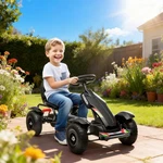 Kids Pedal Go Kart, Outdoor Ride On Toys With Adjustable Seat, Sharp Handling, H. Fixed Price $150.00.