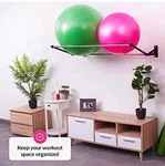 Exercise Ball Holder Wall Mounted Rack With Attachment Hardware By Odoxia - New. Fixed Price $19.99.