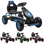 Aosom Pedal Go Kart W/ Adjustable Seat, Car Rubber Wheels. Fixed Price $169.99.