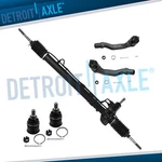 5pc Power Steering Rack And Pinion + Tie Rods Kit For 1996 - 2000 Honda Civic. Fixed Price $233.69.