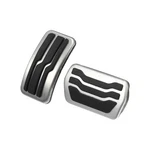 X Autohaux 2 Pcs Accelerator Pedal And Brake 3.66"x1.77", Silver Tone Black. Fixed Price $26.38.