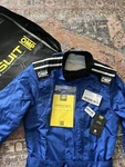 Omp - Ks-4 Karting Suit Overall Royal Blue Size S. Fixed Price $210.00.
