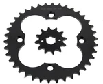 1999-2004 Fits Honda 300ex Trx300ex 12 Tooth Front 38 Rear Black Sprocket. Fixed Price $46.69.