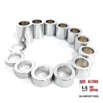 13 Pcs Cnc Billet Wheel Axle Spacer Kit I.d. 1.0'' - O.d. 1-1/2" For Harley. Fixed Price $50.38.