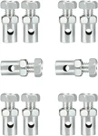 Yoxufa 10 Pcs Universal Clutch Brake Throttle Cable Ends Stops 1/8" Clamps. Fixed Price $15.28.