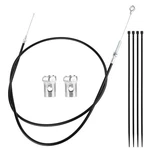 Nqeuepn 71 Inch Go Kart Throttle Cable Kit, Universal Ys/m, Black, Silver. Fixed Price $13.58.