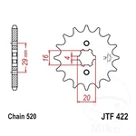 Jt Front Sprocket 15 Tooth 520 Pitch Jtf422.15 Fits Yamaha Yz 125 1980-1986. Fixed Price $14.83.