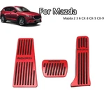 Great - Luck Aluminum Alloy Gas Accelerator Pedal Cover, Anti Slip, Kit 3 Pieces. Fixed Price $29.20.