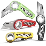Tondiamo 4 Pcs Folding Pocket Utility Knife Heavy Duty Box Cutter Razor. Fixed Price $50.79.